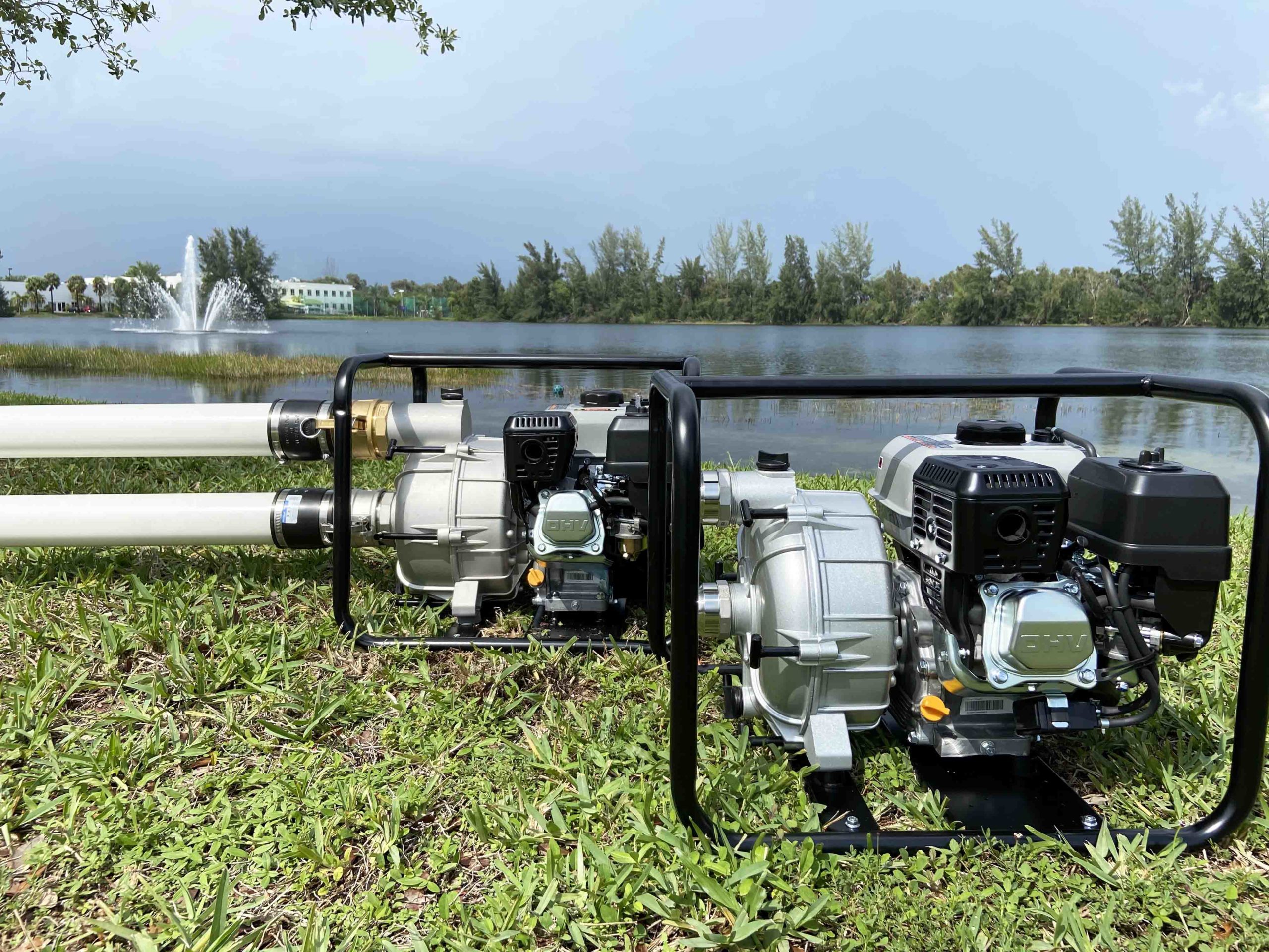 Full Trash Gas Powered Water Pump - 9245 GPH, 195cc Engine , 2" ports - Model#TG20 - Image 3