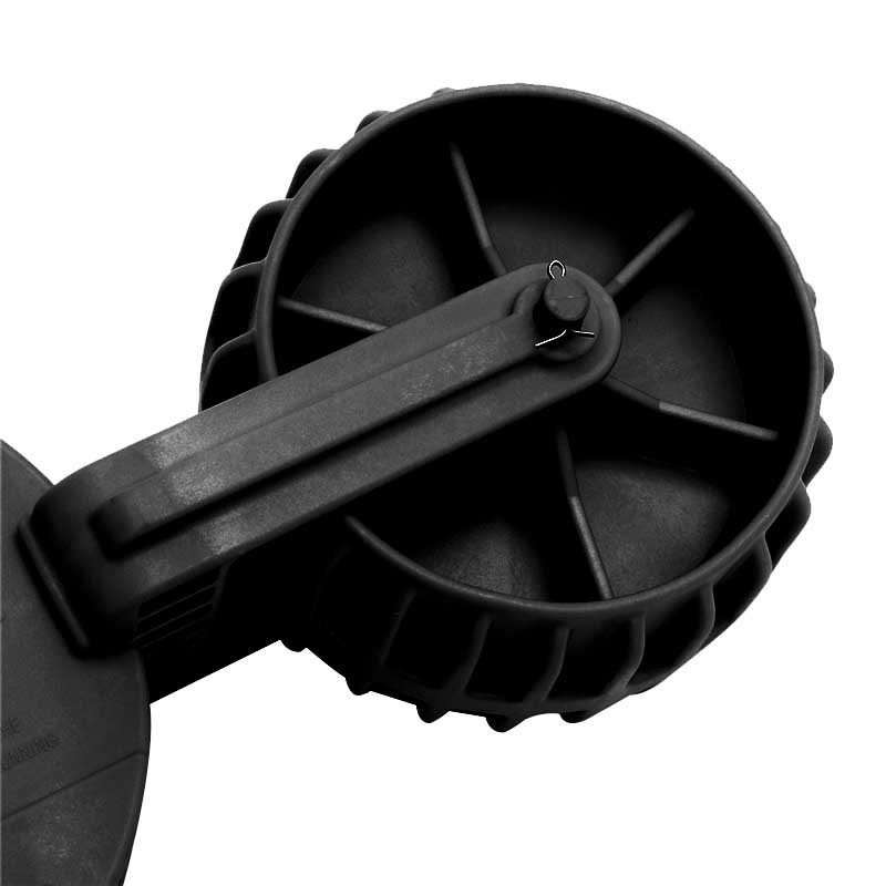 Marine Flip-up Retractable Dinghy Wheels Inflatable Boat Launching Wheels/Boat Dolly - 1 Pair - Image 2