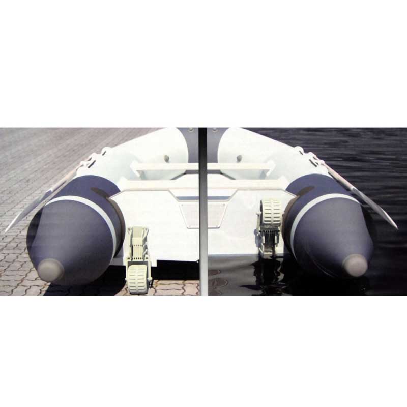 Marine Flip-up Retractable Dinghy Wheels Inflatable Boat Launching Wheels/Boat Dolly - 1 Pair - Image 5