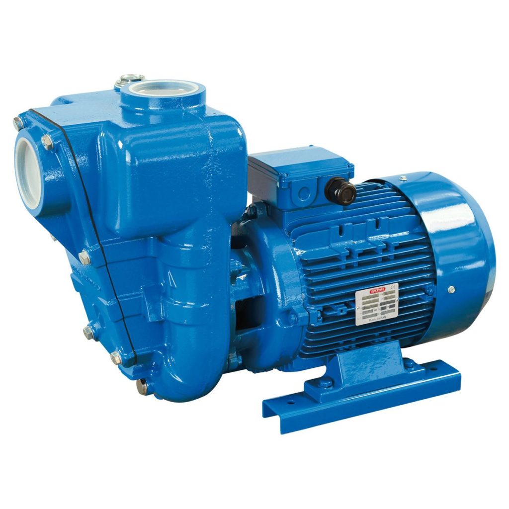 Self-priming Monoblock Trash Water Pump - 5.5HP - 22,190 GPH - 3in. Ports - 60Hz - 3P - HG 80-4