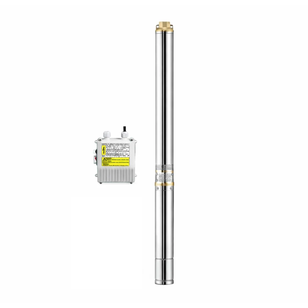 3" Thin Submersible Pump 29 GPM - 3 Wire - 193 ft - 110/220V - 1 HP Motor with Splice kit
