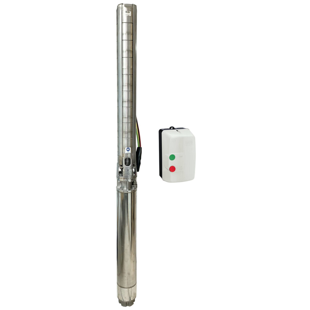 Gol Pumps 6in. Stainless steel Deep Well Submersible Pump 3PH, 460V, 22500 GPH, 30 HP, Model# A6X60CR30/8