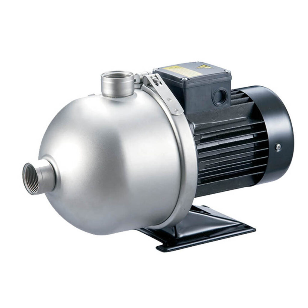 HBI 4-20 Multi-Stage Horizontal Water Pump — 2370 GPH, 1 HP, 110/220 Volts, 1-1/4in. Ports, 60 Hz, 1PH, SS304