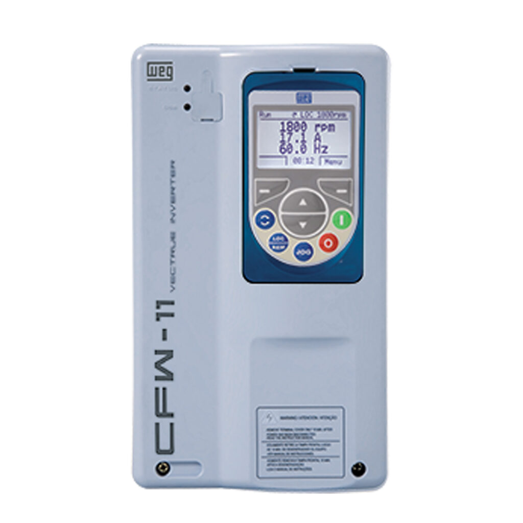 WEG, Variable Speed Drive CFW11, VFD , 3HP, 200-240V, 3PH - CFW110010S2ON1Z