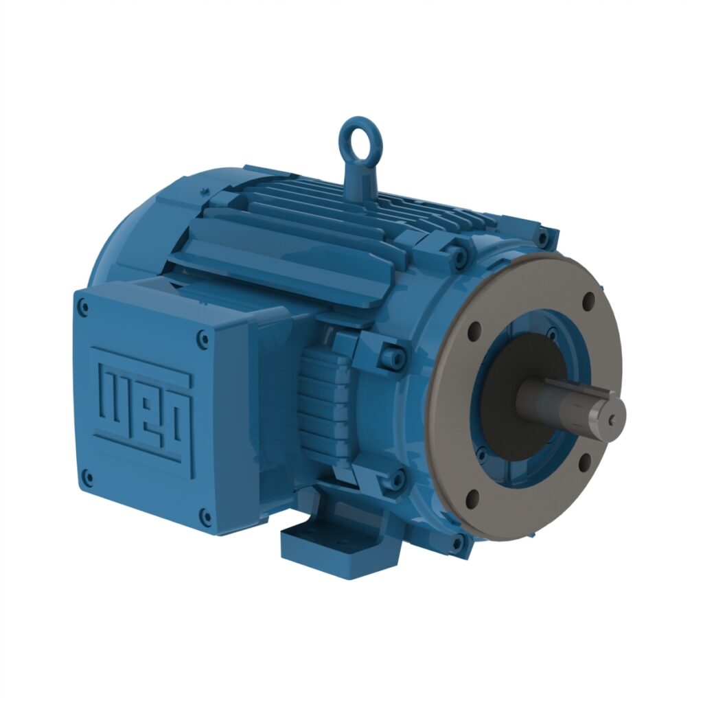 WEG Motor W21 Explosion-proof NEMA Premium Efficiency - 10 HP, 208-230/460V - 3Ph , 1450RPM, TEFC, Foot-mounted, Model 01018XT3E215TC