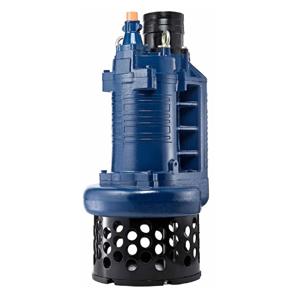 Heavy Duty Strainer and Agitator Slurry Sewage Pump – 49140GPH, 15HP, 460V, 3P, Model Stormy 4110S