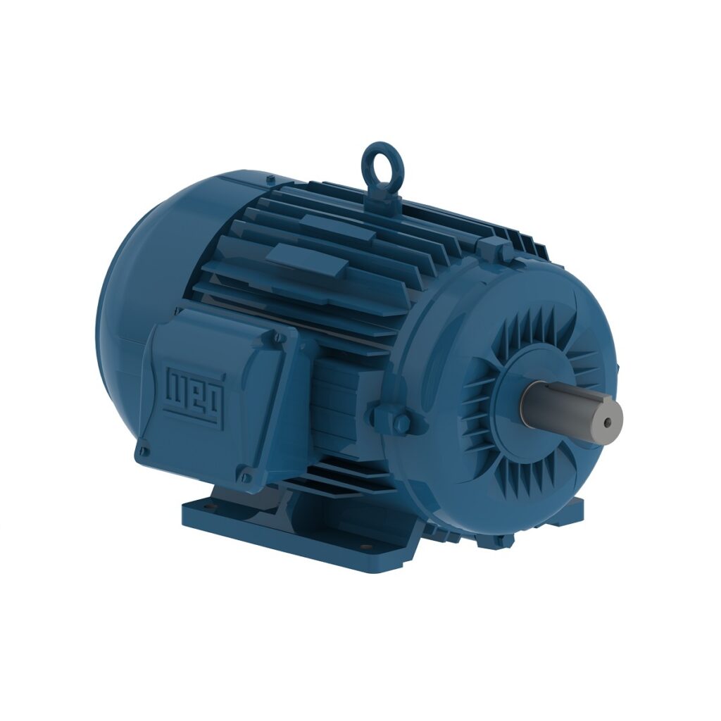 WEG Motor W22 - 5HP,  230/460V - 3Ph, 60 Hz, 1755RPM, TEFC, Foot-Mounted, Model 00518ET3E184T-W22