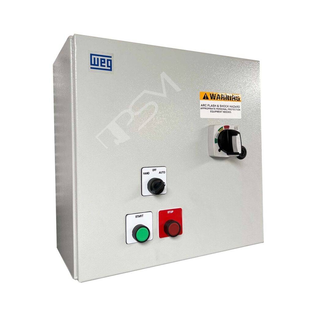 WEG CONTROL PANEL ~ (40HP) ~ ESWF Series Combination Starters 3PH ~ 460V , 120CV, ESWF-80T04N4-D21