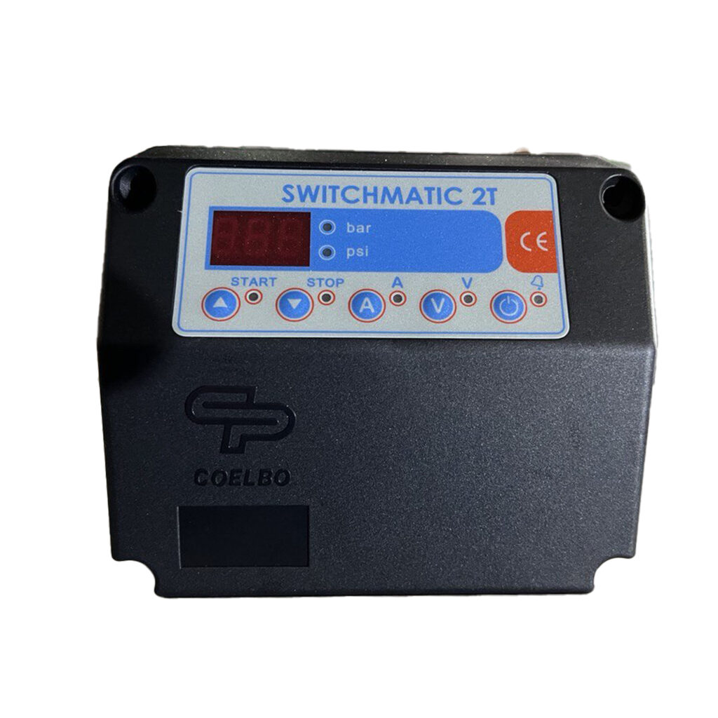 COELBO Three phase electronic pressure switch, 230V, 3PHASE, 166 PSI, IP65, Model SWITCHMATIC 2T