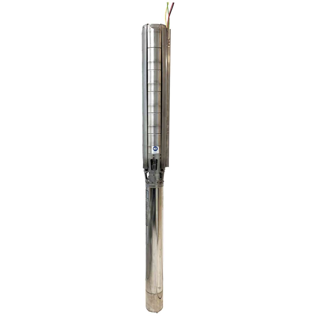 Gol Pumps GSP 800-5, 10" Submersible Well Stainless Steel 316, 125HP, 3PH, 460V, 8" Motor, 5 Stages, 6" NPT Discharge, 1030 GPM
