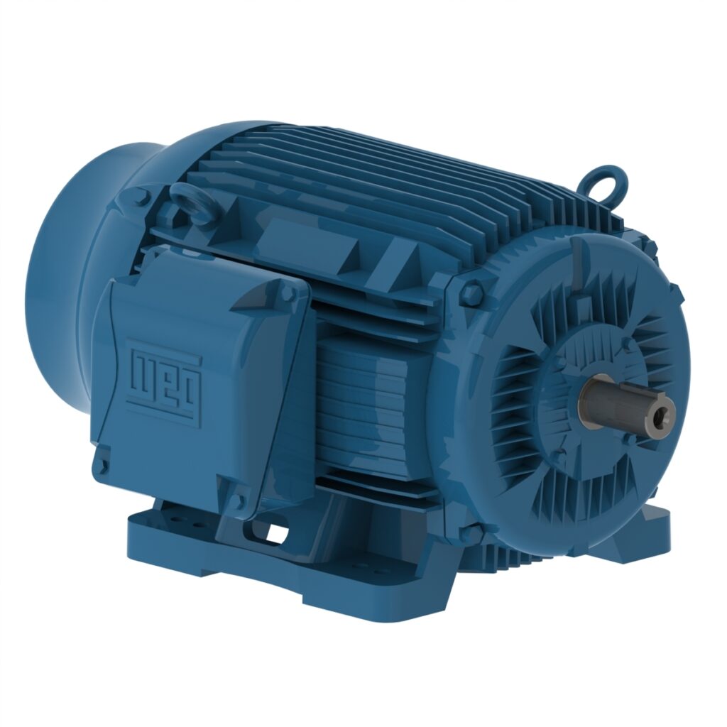 WEG Motor W22 - 150HP, 460V - 3Ph, 60 Hz, 1784RPM, TEFC, Foot-mounted, Model 15018ET3G445T-W22