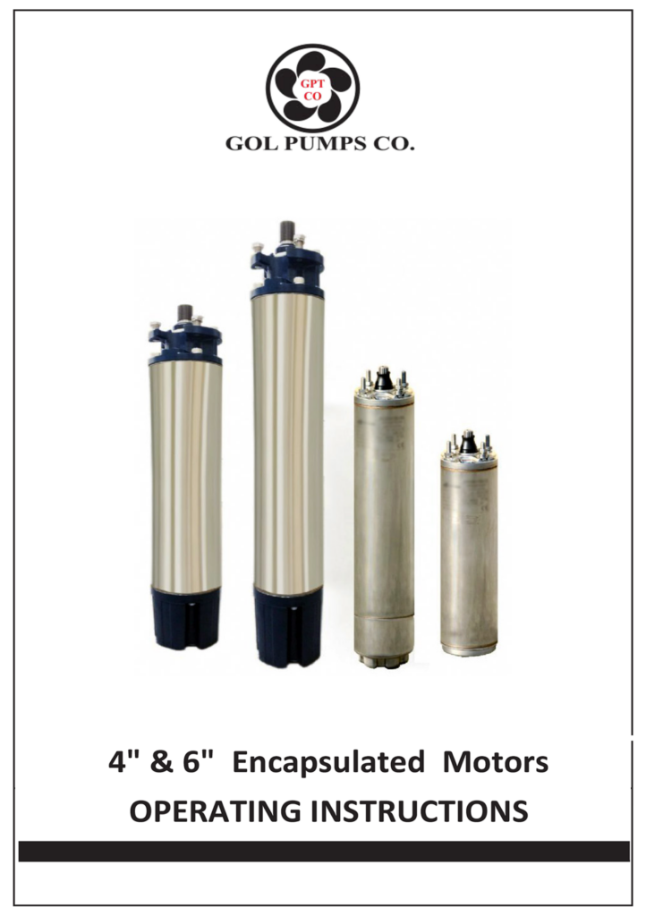4 and 6 Encapsulated Motors Manual