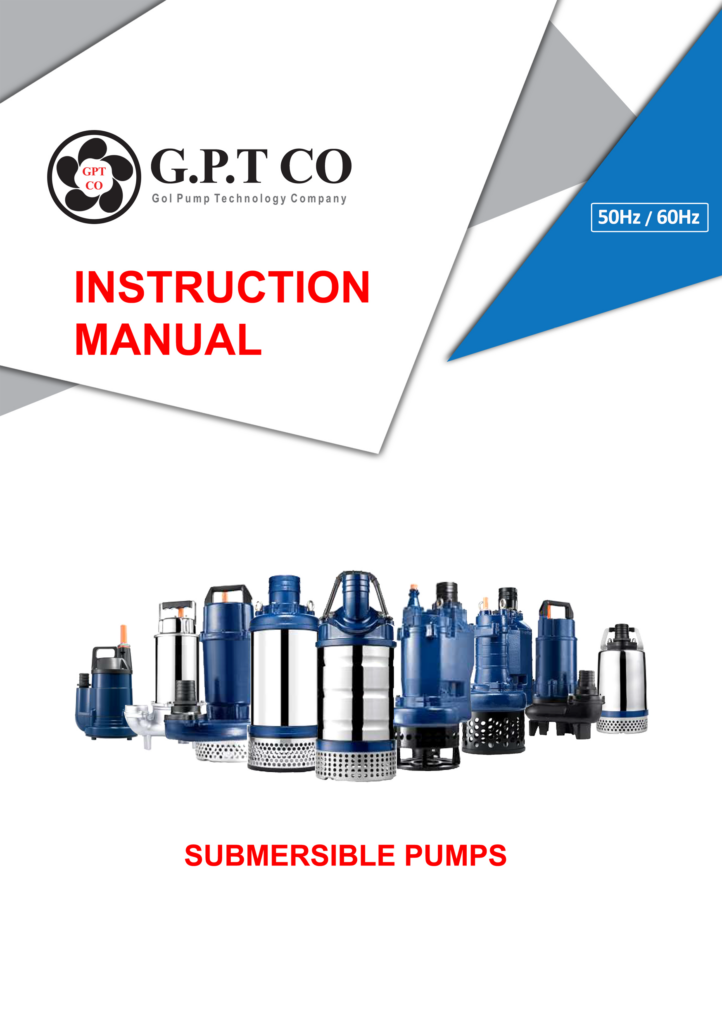 GPT CO Instruction Manual Submersible Pumps