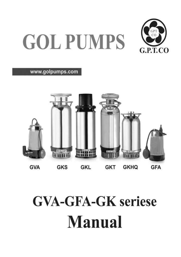 GVA GFA GK Series Manual