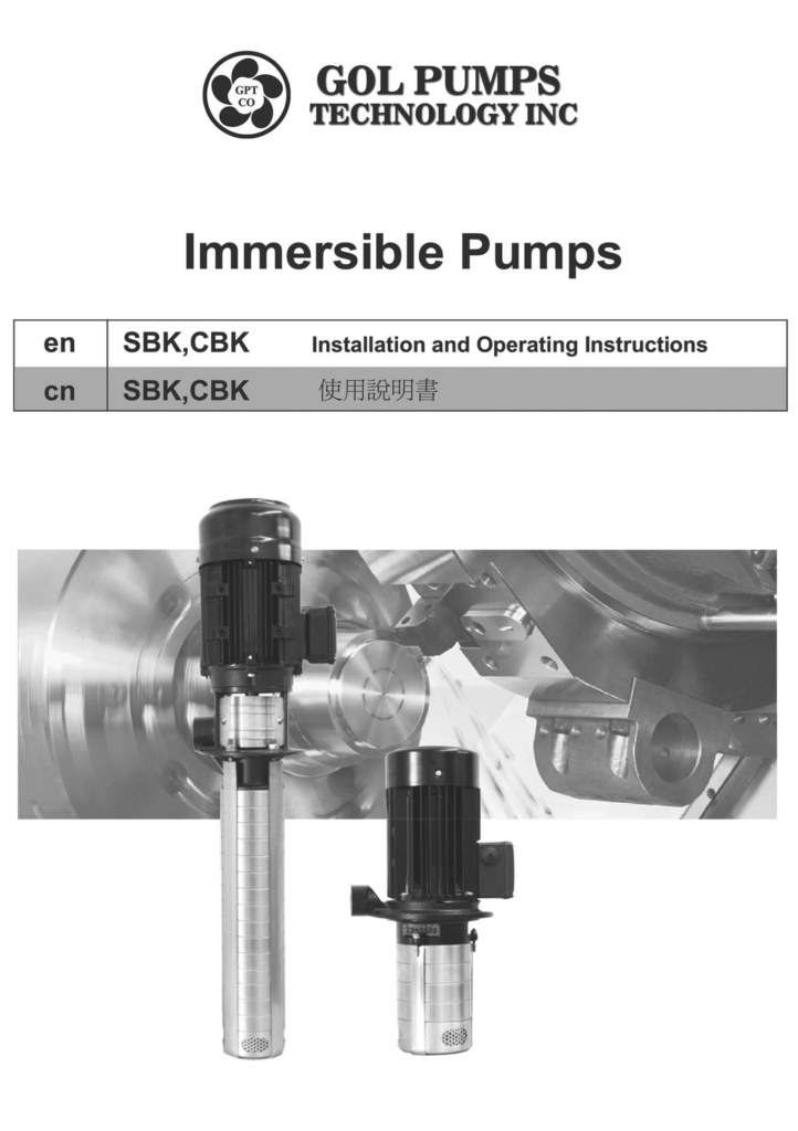 Immersible Pumps Manual