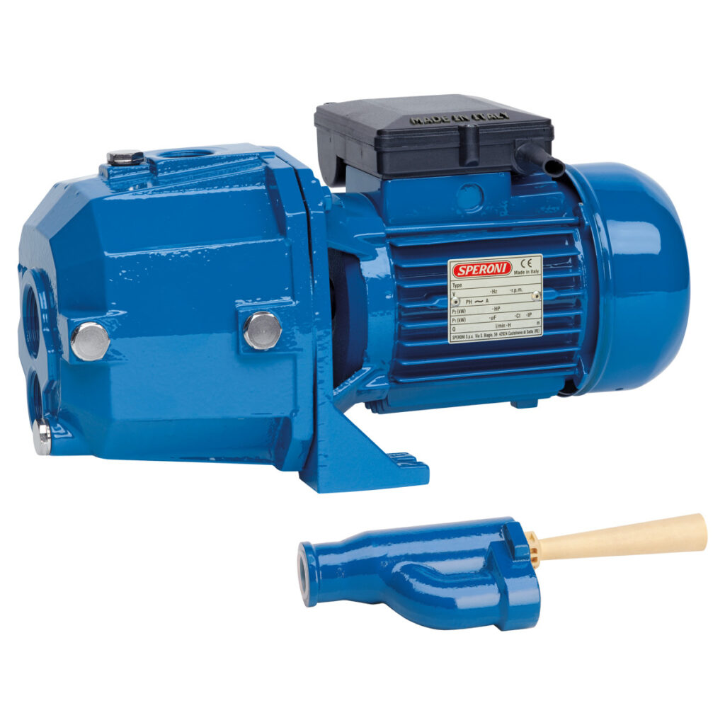 Speroni 1HP Deep Suction Well Jet Self Priming Pump, 110/220V – Model APM 100(P30)