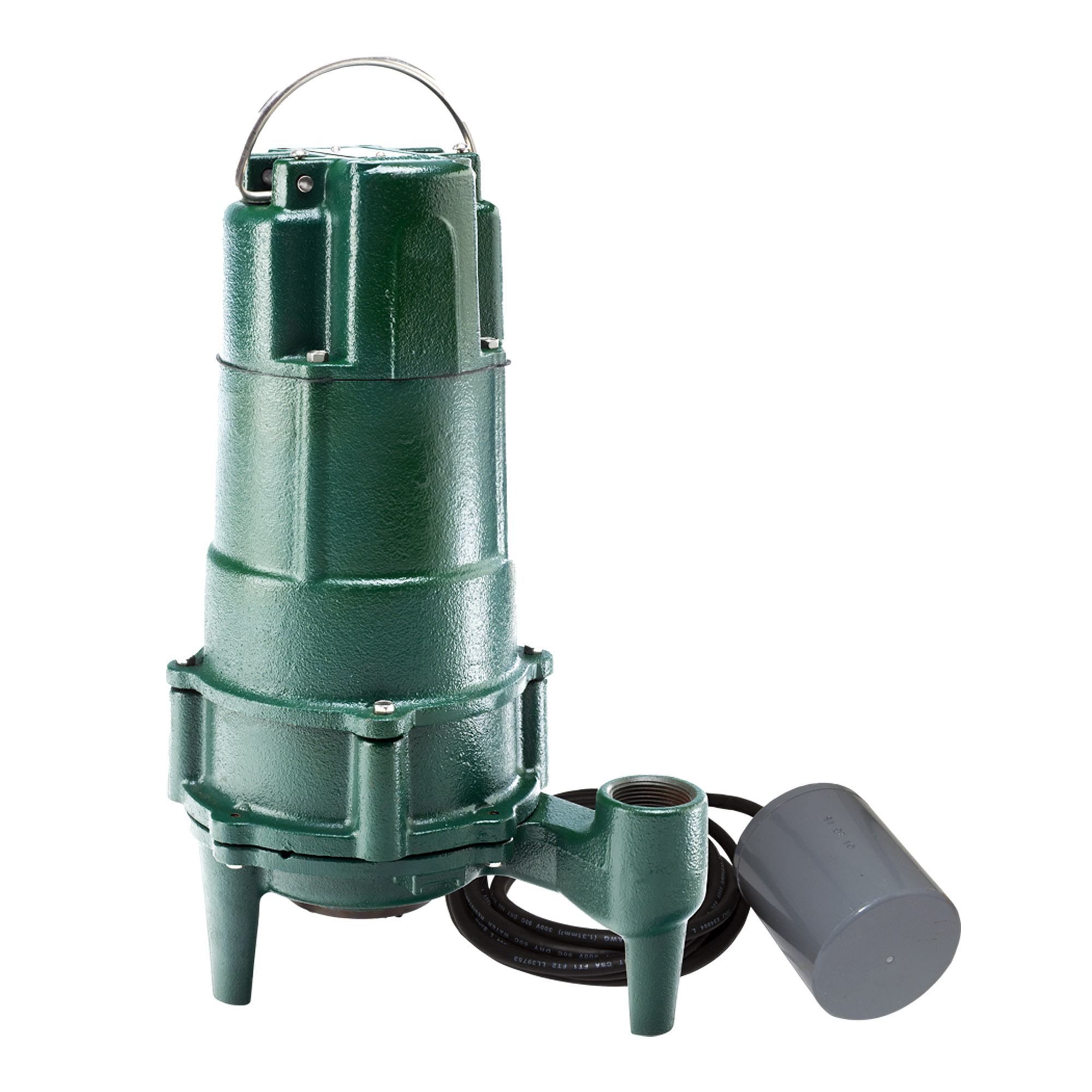 ZOELLER Grinder Pump 3/4 HP, 40gpm @ 5 Ft. of Head,115V, 1Phase, Model BN805