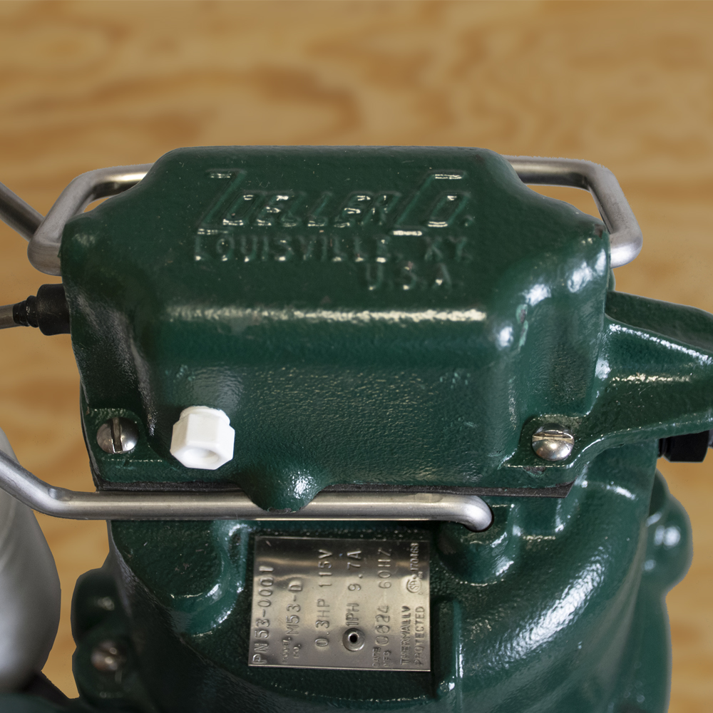 ZOELLER Automatic Sump Pump 3/10 HP, 42gpm @ 5 Ft. of Head,115V, 1Phase, Model M53, with 25 ft Cord and LED Plug - Image 5