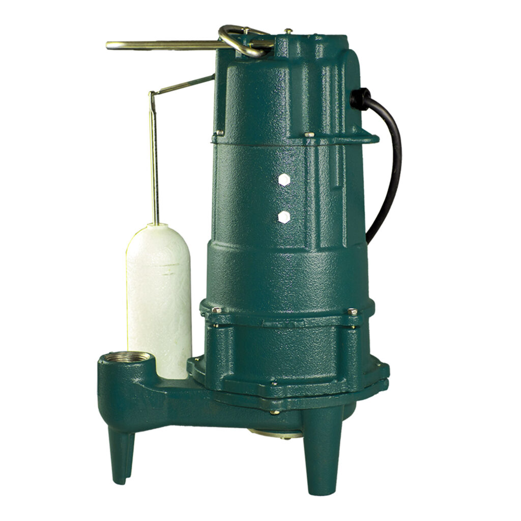 ZOELLER Automatic Grinder Pump 1/2 HP, 35gpm @ 5 Ft. of Head,115V, 1Phase, Model M803