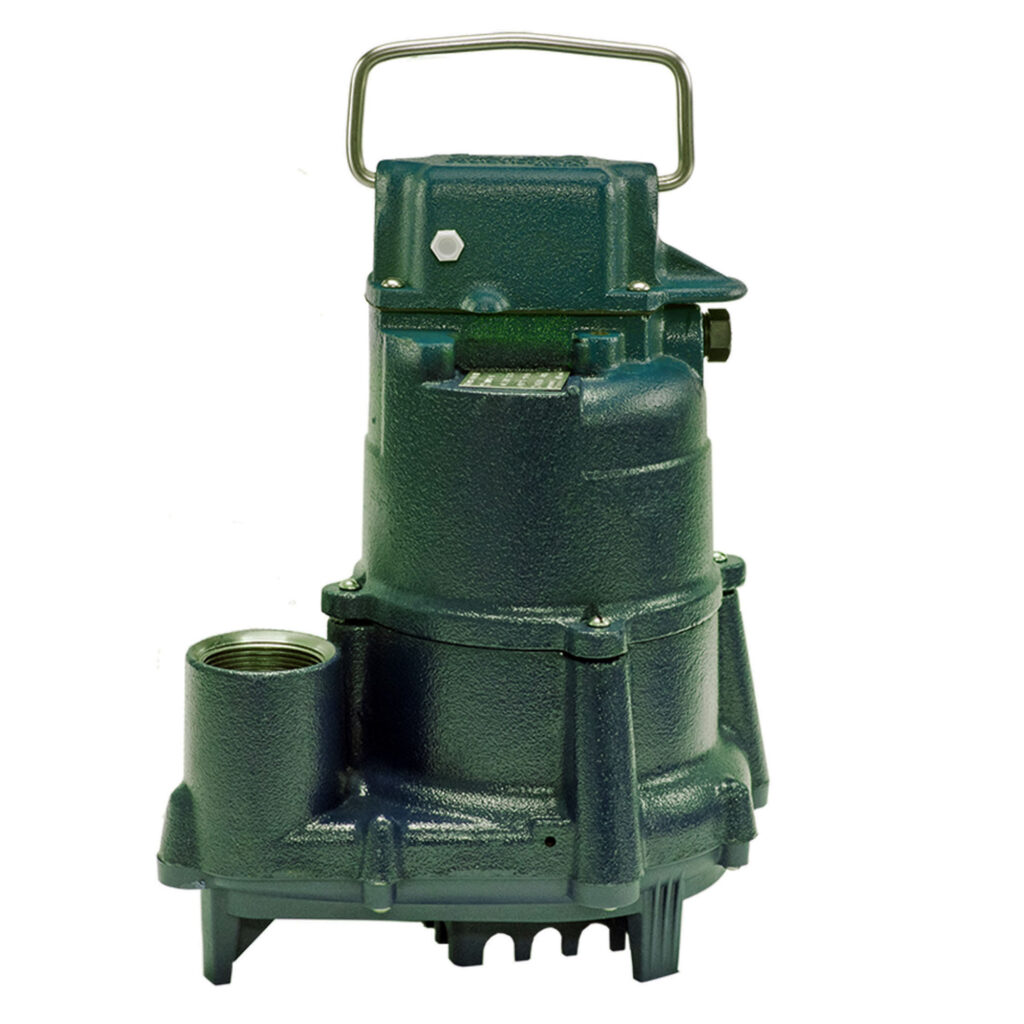 ZOELLER Sump Pump 1/2 HP, 72gpm @ 5 Ft. of Head,115V, 1Phase, Model N98 with 15ft. Cord