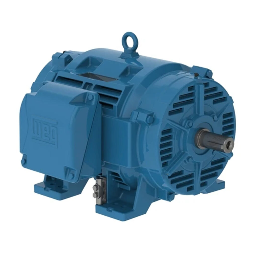 WEG W40 NEMA Premium Efficiency 150 HP, 460//380V - 3Ph, 1800RPM, IC01 - ODP - Foot-mounted, Model 15018OT3G444T-W40