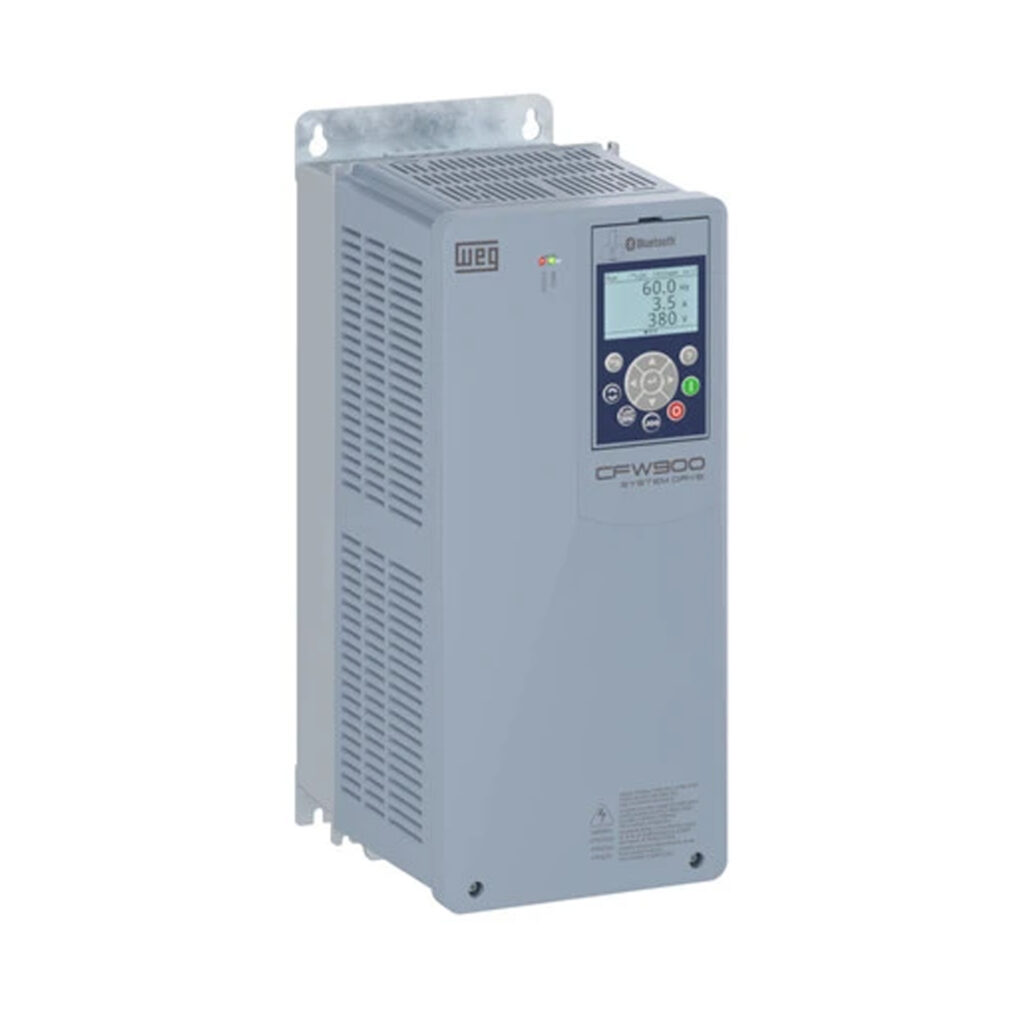 WEG DRIVE CFW900B26P0T4DB20Y2B, 3Ph, 380/480 V With braking IP20 STO/SS1 HMI with bluetooth