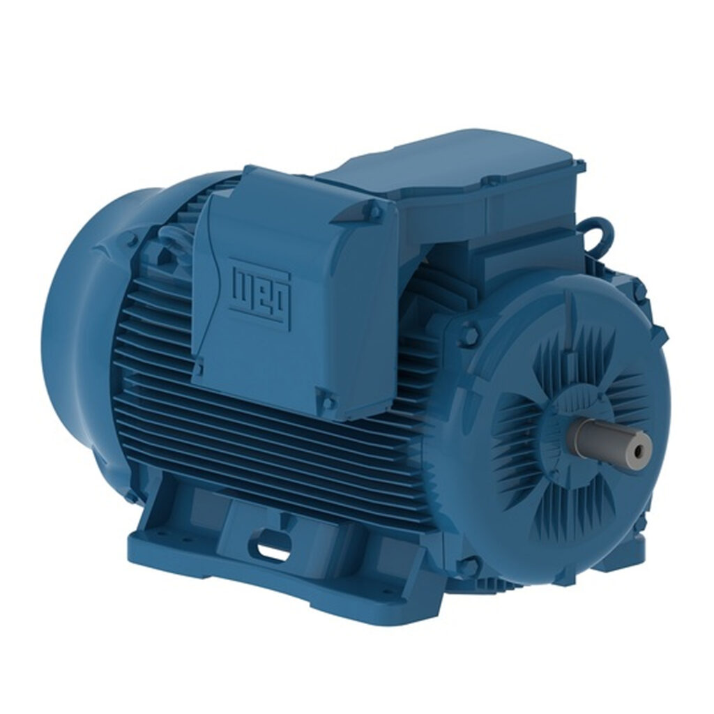 WEG W22 NEMA Premium Efficiency 250 HP, 460V - 3Ph, 1800RPM, IC411, TEFC, Foot-mounted, Model 25018ET3G447TS-W22