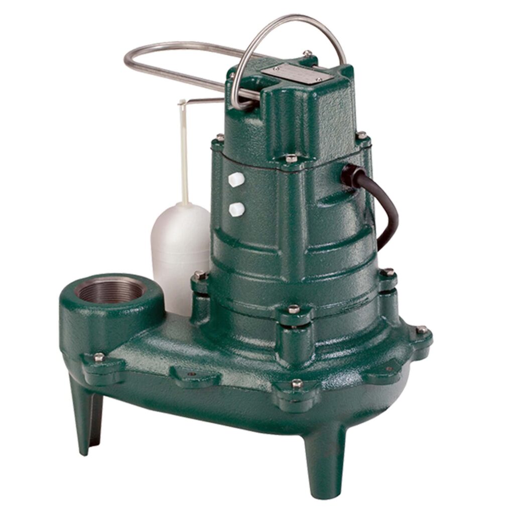 ZOELLER Automatic Sump Pump 1/2 HP, 110gpm @ 5 Ft. of Head,115V, 1Phase, Model M266 with 15ft. Cord