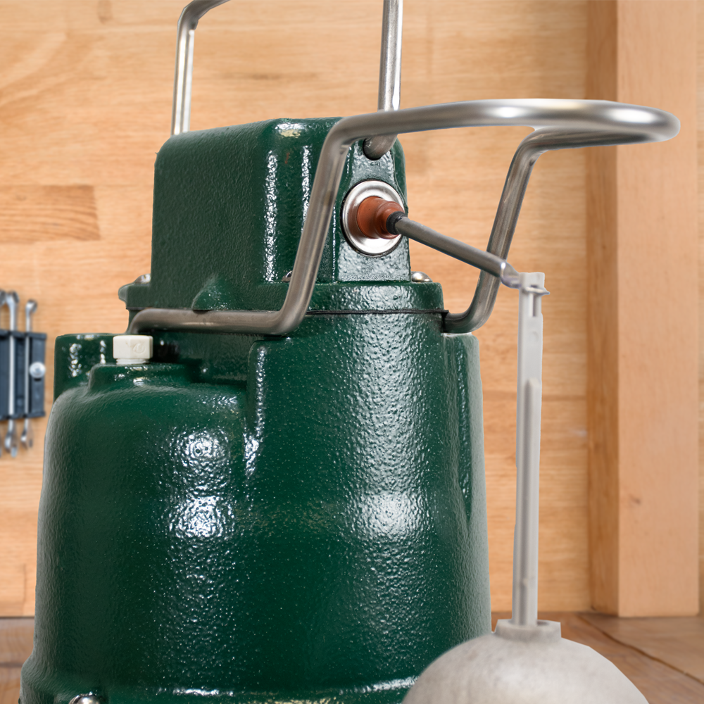 ZOELLER Automatic Sump Pump 1/2 HP, 80gpm @ 5 Ft. of Head,115V, 1Phase, Model M95 with 15ft. Cord - Image 7