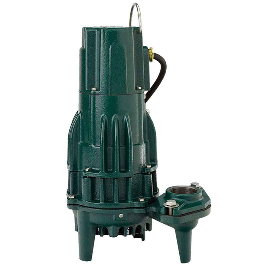 ZOELLER Sewage Pump 1HP, 60gpm @ 8 Ft. of Head, 230V, 1Phase, Model E165 with 20ft. Cord