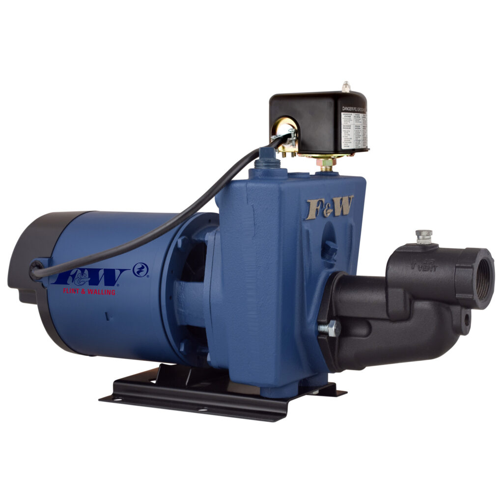 Flint & Walling Self-Priming Lawn Sprinkler Pump , 1.5HP, 115/230V, 1Phase Model CPJ15S