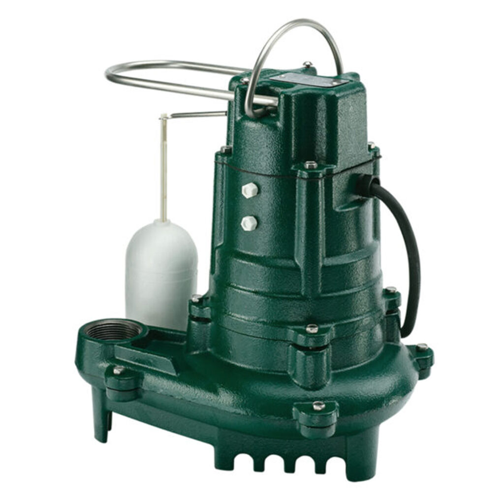 ZOELLER Automatic Sump Pump 1/2 HP, 90gpm @ 5 Ft. of Head,115V, 1Phase, Model M137 with 10ft. Cord