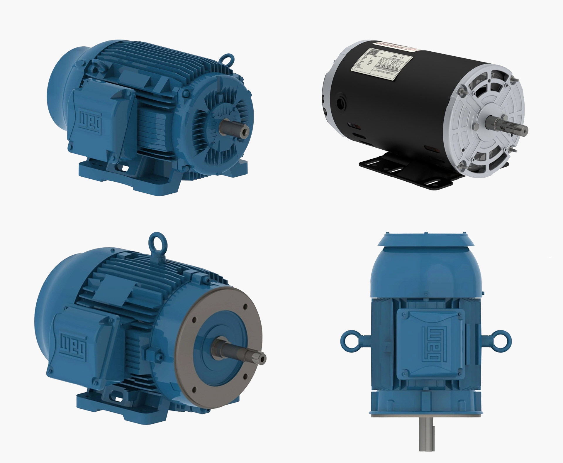 NEMA electric motors for industrial and commercial applications in USA