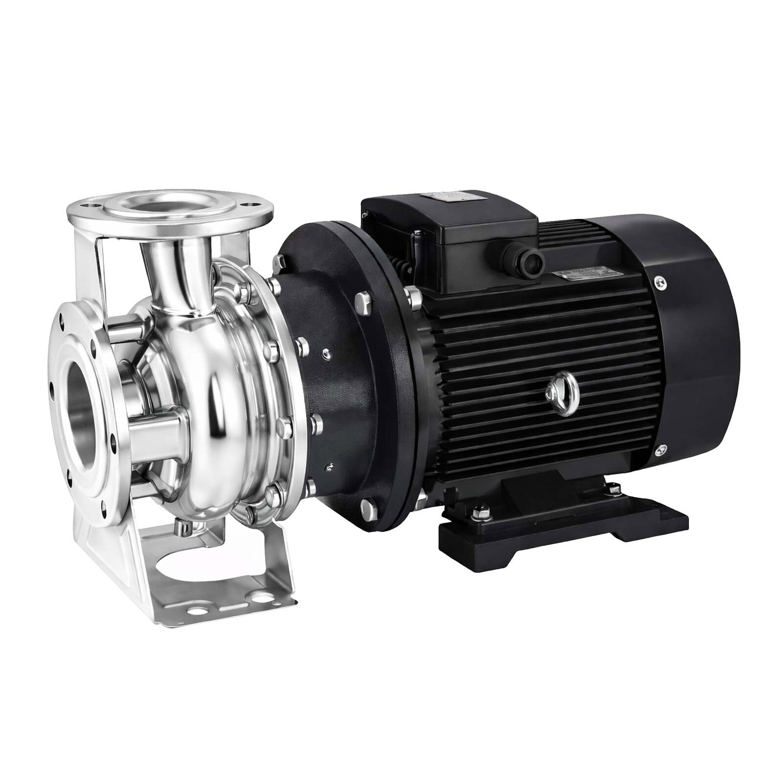 GPTCO Electrical Centrifugal Pump , 14400GPH, 7.5HP, 208/230/460V, 3600 RPM , Model GSSA 65-40-152/5.5-2 (SS316L)