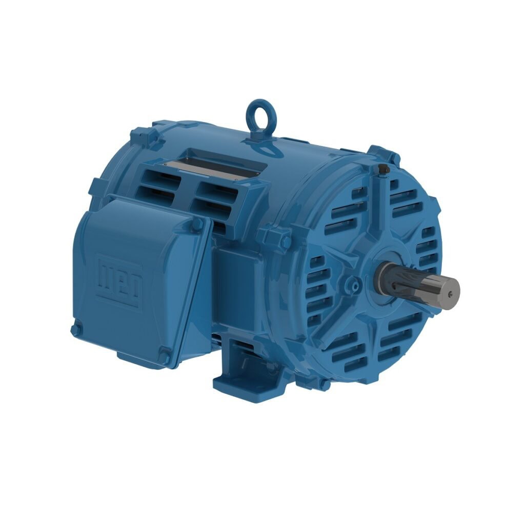 WEG W40 NEMA Premium Efficiency Motor, 25 HP 4P 284T 3Ph 230/460//380 V 60//50 Hz IC01 - ODP - Foot-mounted ,  Model 02518OT3E284T-W40