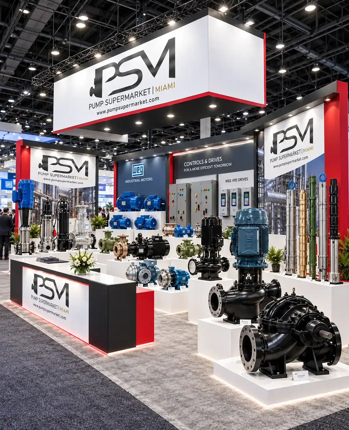 Water pumps, electric motors and industrial pump systems from Pump Supermarket