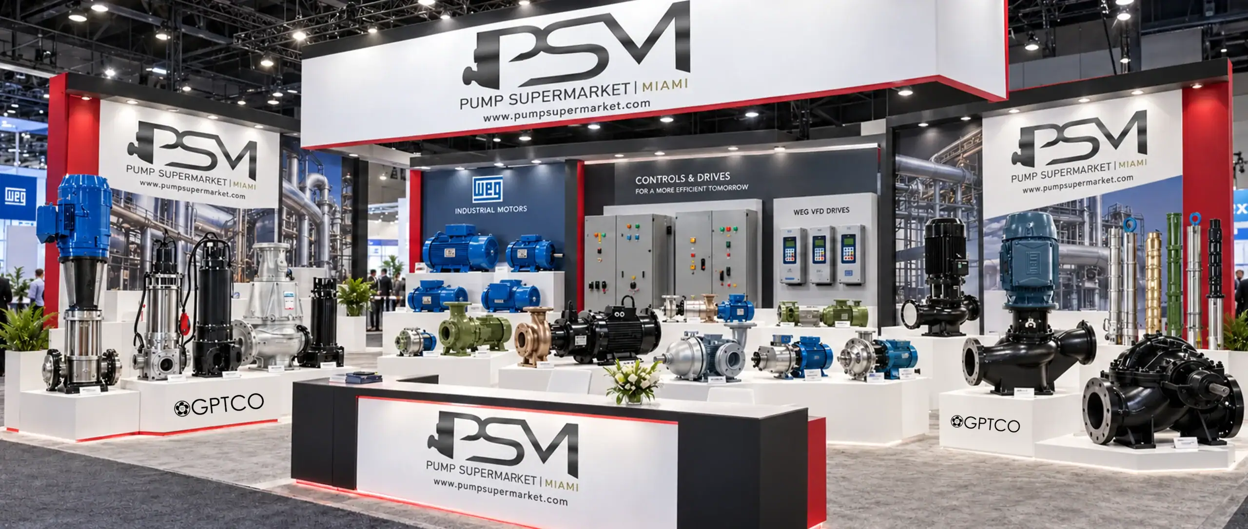 Water pumps, electric motors and industrial pump systems from Pump Supermarket