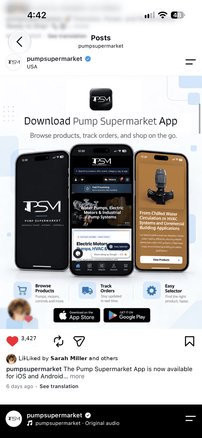 Pump Supermarket App
